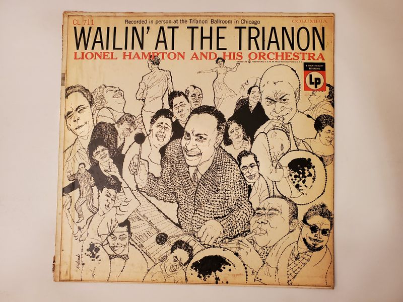 Lionel Hampton and His Orchestra Wailin' at the Trianon vinyl record
